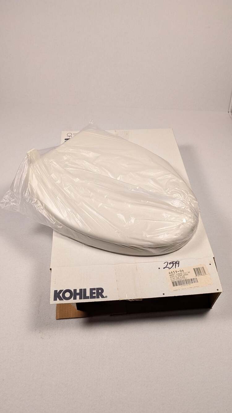 Kohler 4659-96 Biscuit Elongated Toilet Seat NEW